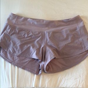 Lululemon Speed Short. Size 8. Light purple.